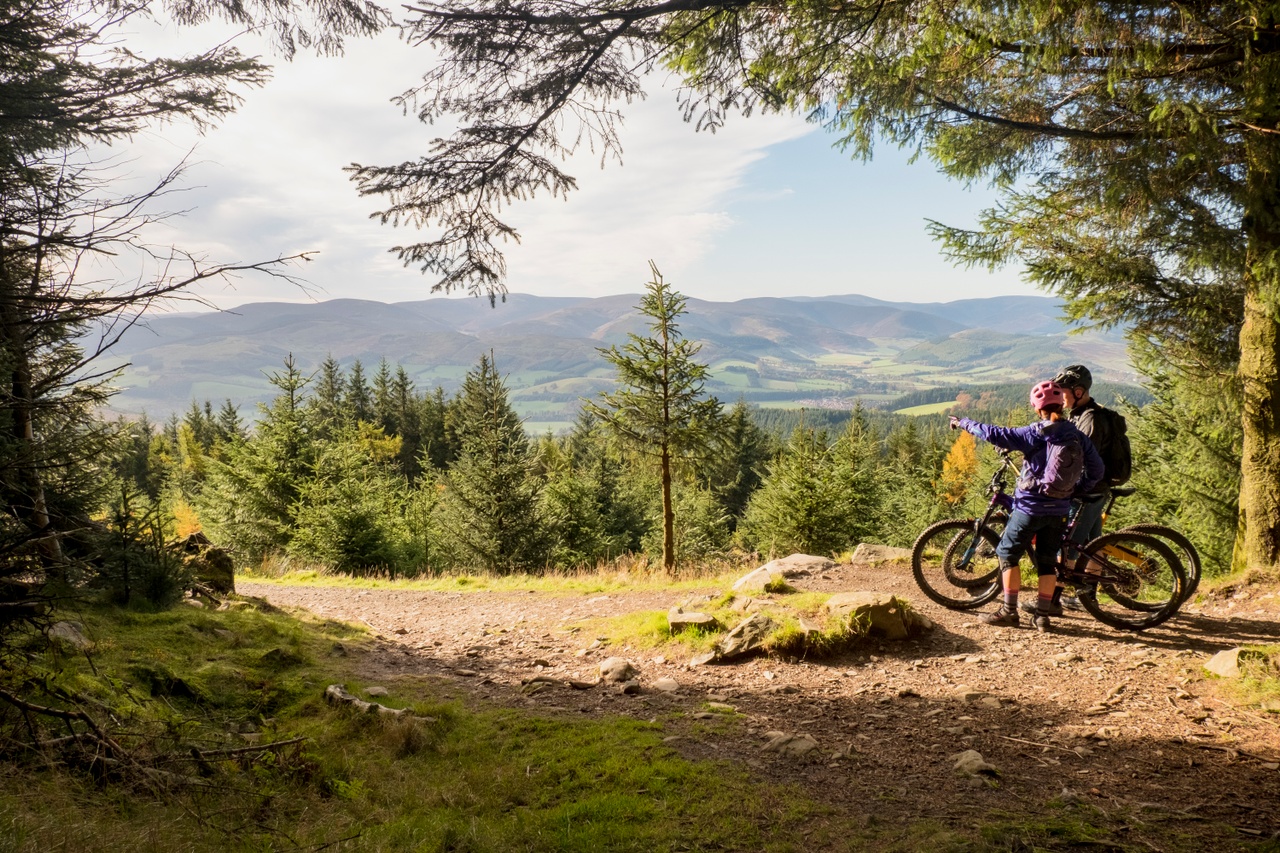 South of Scotland cyclists image